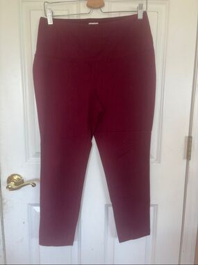 Women's High-Rise Leggings — Burgundy